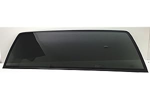 NAGD Privacy Stationary Back Window, Black, Tempered Glass, Rear, Truck, Compatible with Chevrolet/GMC Pickup 1988-2000