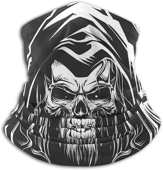 Amazon メンズネックウォーマー 死神 秋 冬 防寒対策 保温 防風 裏ボア ふわふわ 暖かい 首巻き 無地 男女兼用 小顔効果抜群 26x30cm ネックウォーマー 通販