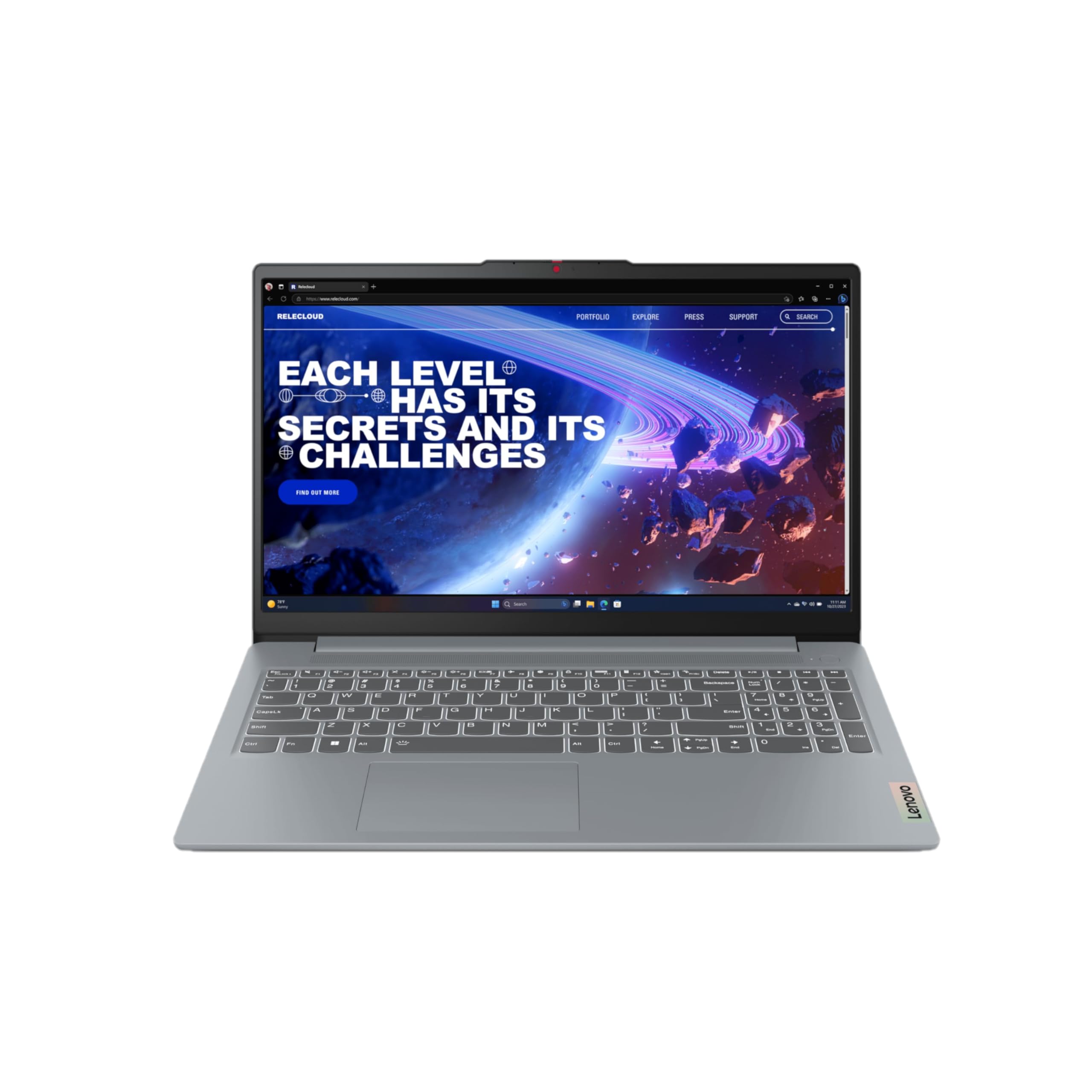 Lenovo IdeaPad Slim 3i, 15.6” FHD Display, Intel Core i5-1335U, 16GB RAM, 512GB SSD, 1920x1080 px, Fingerprint Reader, Windows 11 Home, Arctic Grey