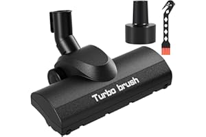KODAHOME Turbo Brush Head Shop Vac Accessory 1.25" with 2.5" Hose Adapter, as 1-1/4" 2-1/2" Shopvac Attachment Wet Dry Vacuum Adaptor, Ideal for Pet Hair Removal on Carpets Area Rugs Hardfloors