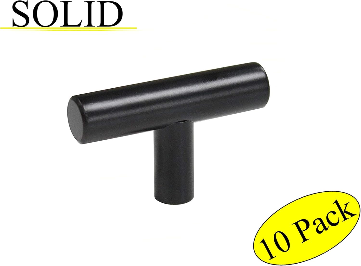Best round t bar black nickel cabinet pulls