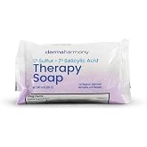 Dermaharmony 5% Sulfur 2% Salicylic Acid Bar Soap 4 oz &ndash; Crafted for those with Seborrehic Dermatitis, Dandruff, and Psoriasis (1 Bar)