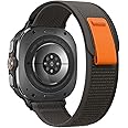 Trail Band for Samsung Galaxy Watch Ultra Bands 47mm Men/Women,Rugged Fabric Nylon Alpine Sport Loop Strap for Samsung Galaxy Watch 7 Ultra Band 47 mm 2024 Breathable Replacement Wristband