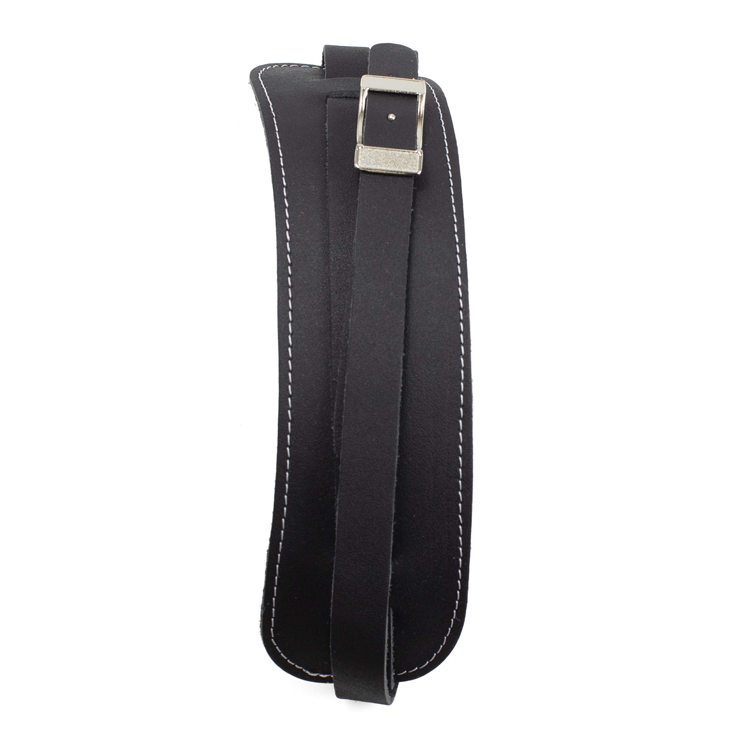 Perri’s Leathers Ltd. - Guitar Strap - Basic Leather - Vintage - Black - Adjustable - For Acoustic/Bass/Electric Guitars - Made in Canada (BVM-240)