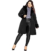 City Chic womens Coat - Make Me Blush