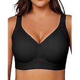 Gefyvcf Womens Wireless Jelly Bra Plus Size Seamless Bras Full Coverage Push Up