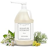 The Laundress Luxury Laundry Detergent, Gallon Pump, 126 Loads, Scented Signature Classic Fragrance, Concentrated Triple Enzyme Deep Cleaning and Targeted Stain Remover, 96% USDA Biobased Product