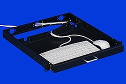 RAISING ELECTRONICS 1U Rack Mount Sliding Keyboard