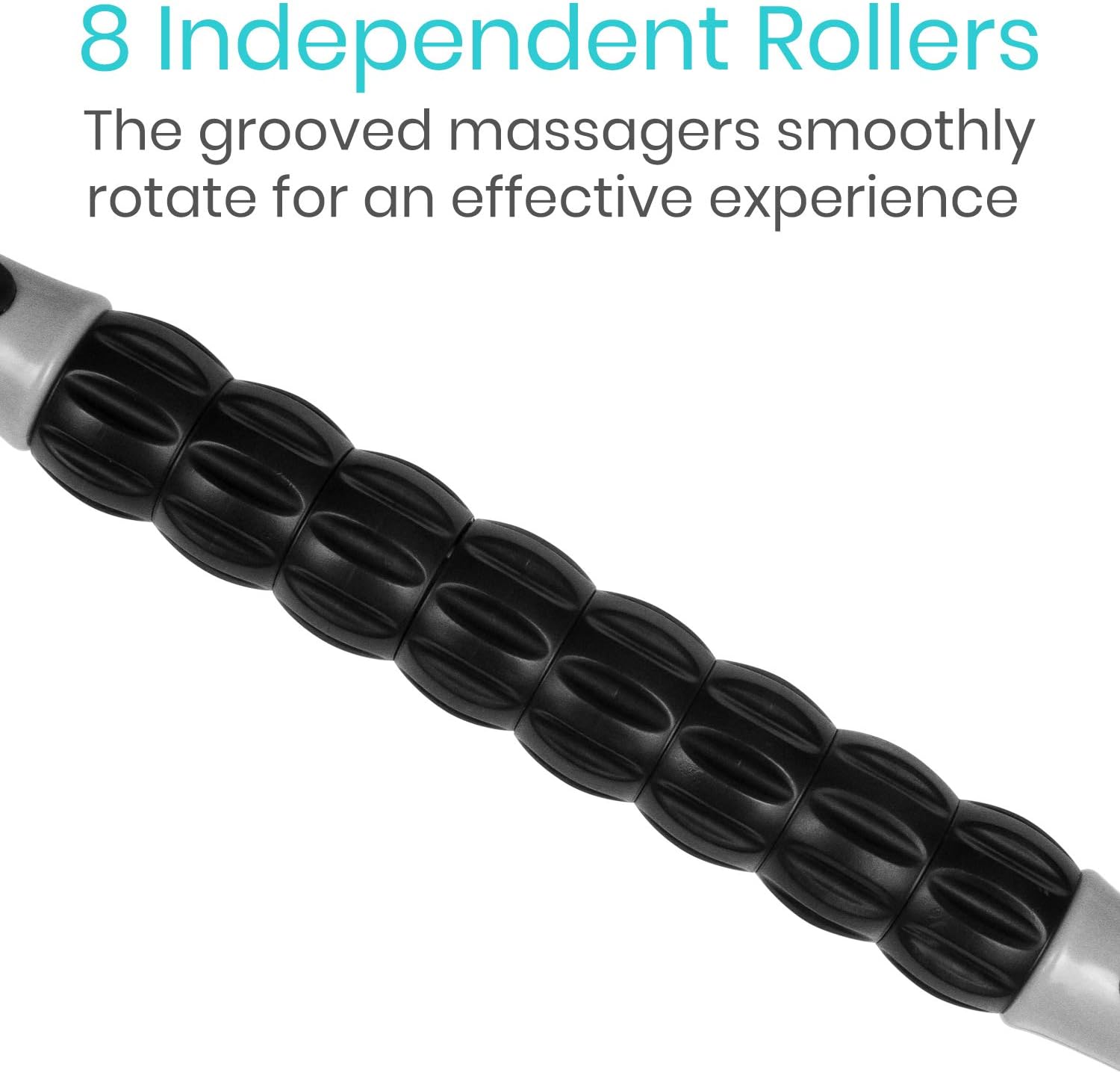 Vive Muscle Roller Stick - Body Massage for Deep Tissue - Massager for Sore Back, Neck, Leg, Foot, Arm, Yoga Exercise - Firm Rolling Tool for Workout, Runners, Athletes, Trigger Point Soreness Relief: Health & Personal Care