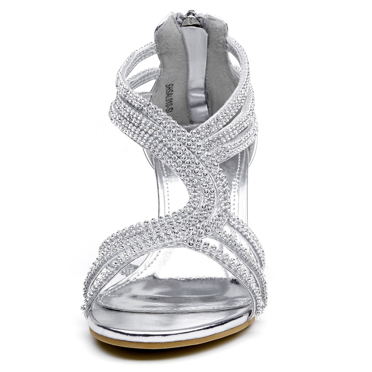 SheSole Women's Low Heel Dance Wedding Sandals Dress Shoes - Image 3