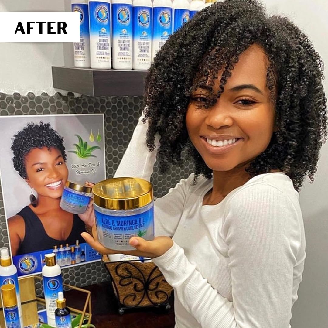 Mua Nefertiti's Secrets Natural Growth Curl Definer Gel | Aloe Vera and Moringa  Oil for Hair Strength & Moisture | Strong Hold | Frizz Controller | Hair  Curling Gel for Women &
