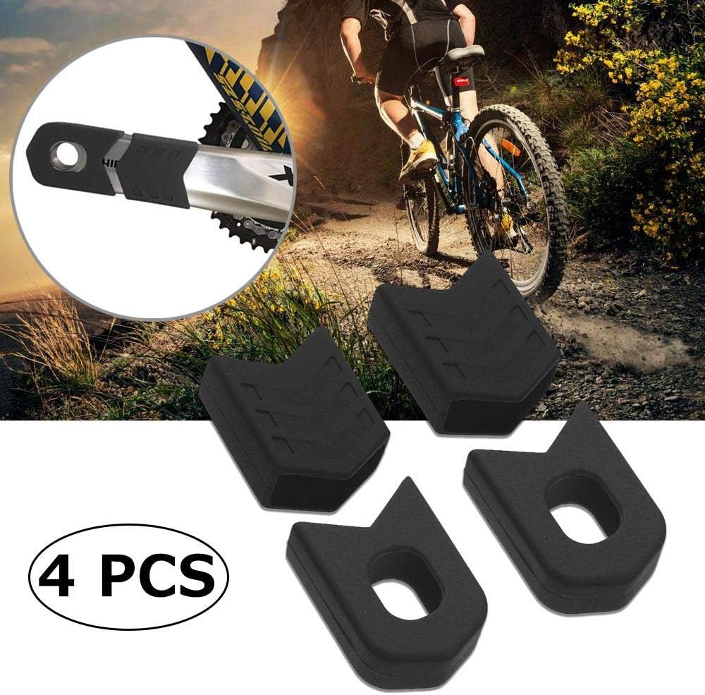 Protection Pedalier Manivelle Protecteur VTT, 4 PCS Vélo Manivelle