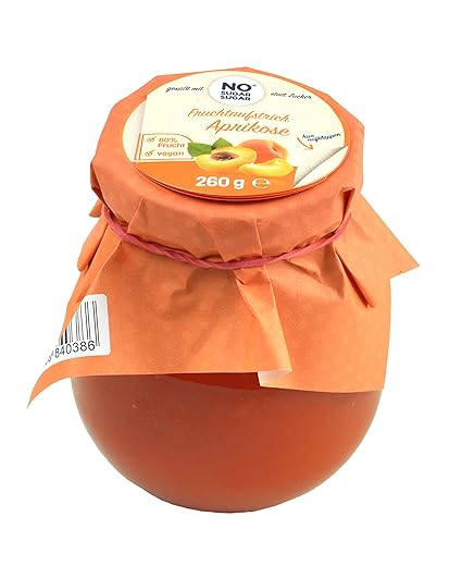 NO SUGAR SUGAR | Fruchtaufstrich Aprikose ohne Zuckerzusatz (260g)