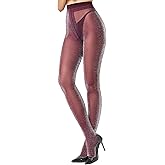 LABELLA 45D Sparkly Tights for Women Metaillic Fiber Shine Glitter Semi Sheer Perfect Party Date Performance
