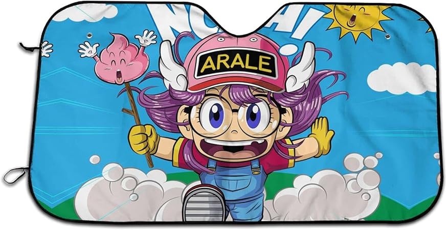 Amazon Dr スランプ アラレちゃん 1 ファッション車のサンシェード ウインドシールドバイザーカバー 車の窓サンシェード Uv保護車の窓フィルム 日焼け防止 遮光 断熱 簡単着脱 持ち運びや保管が簡単 折りたたみ可能 フロントガラスサンシェード サンシェード 車