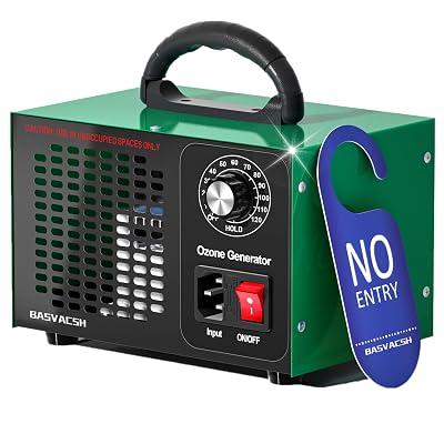 Ozone Generator 45,000mg/h, Industrial O3 Deodorizer for Areas of 2500 Square Feet - High Capacity Ozone Machine Air Ionizer Odor Clean