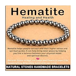 AD Beads Handmade Gemstone Stretch Elastic Bracelet
