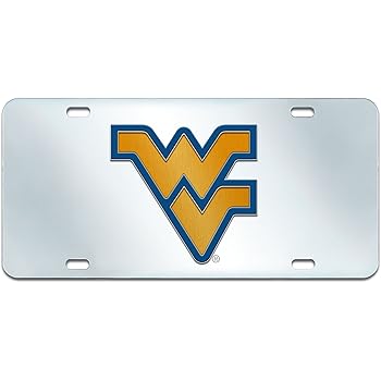 6x12 West Virginia University Diamond Cut Ncaa License
