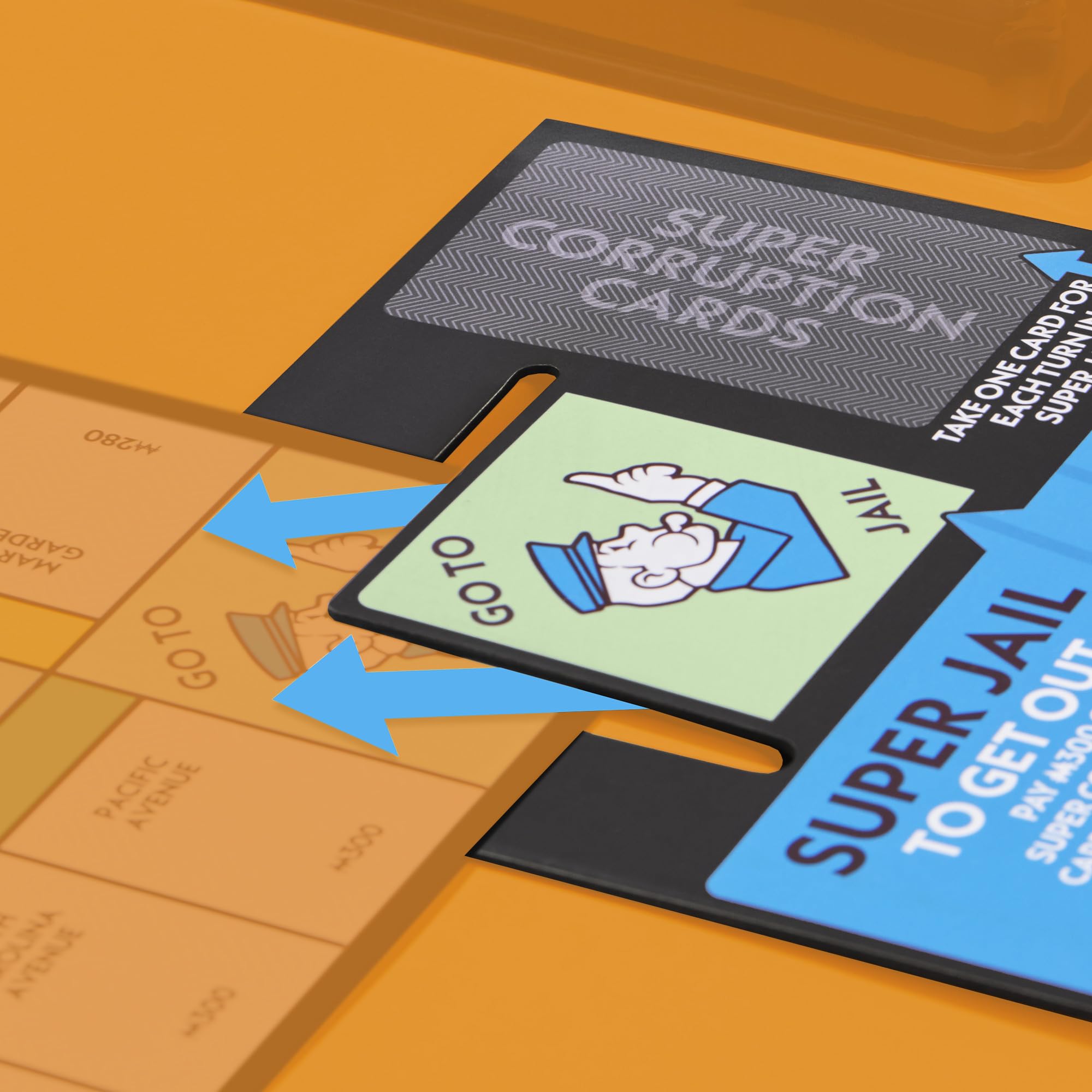 Monopoly Go to Jail Expansion | Add More Fun to Classic Monopoly Game and Play Faster | Ages 8+ | 2-6 Players | 40 Mins. | Family Board Games