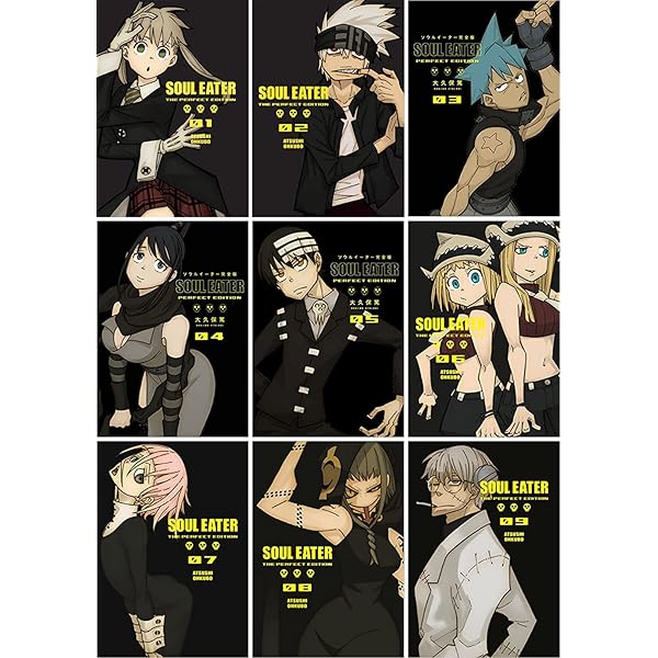 Soul Eater The Perfect Edition Manga Set Vol. 1-9 by Atsushi
