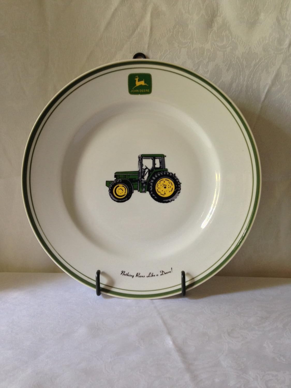 Gibson John Deere Tractor Pattern Salad Plate 1 Plate