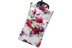 MYEYEGLASSCASE Soft Sunglasses case | Large Glasses Case Holder - Eyeglass Pouch Squeeze Top | Glasses pouch Lightweight Extra Layers