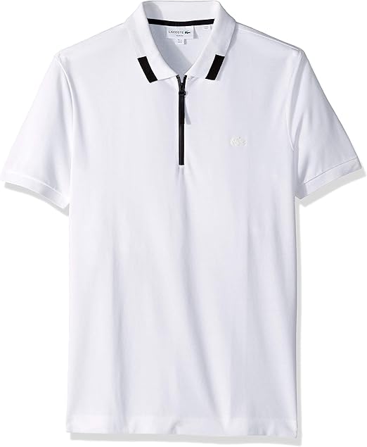 lacoste slim fit polo white