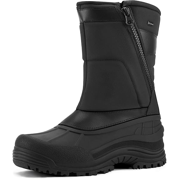 Tundra Boots Mountaineer Adjustable Pull On Snow Winter Boots Men\'s sz 12 Black Tundra | Shoes | Tundra Mens Black Snow Boots Size 9 Medium  main image 3