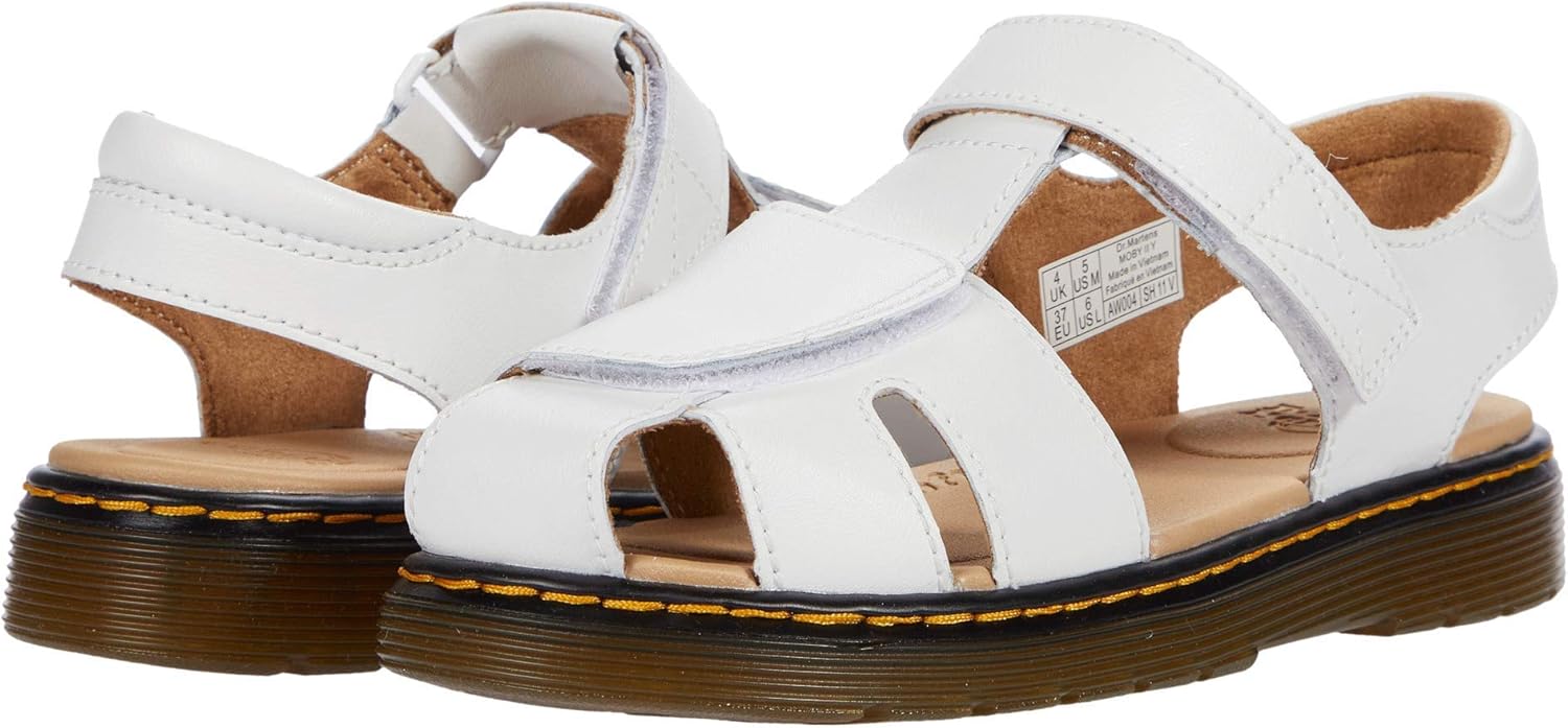 Dr. Martens - 1460 Bex 8 Eye Boot in White Smooth | Showpo NZ