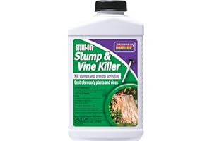 BONIDE Stump-Out Stump & Vine Killer, 8 oz Concentrate with Applicator, Fast Acting Home Tree Stump Removal