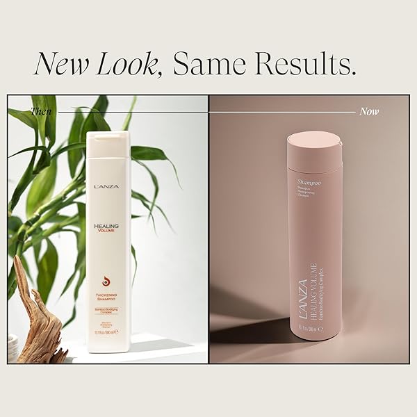 L’ANZA HEALING VOLUME THICKENING SHAMPOO, BOOSTS SHINE, VOLUME, AND THICKNESS FOR FINE AND FLAT HAIR, RICH WITH BAMBOO BODIFYING COMPLEX AND KERATIN (10.1 FL OZ)