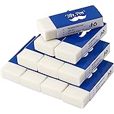 Mr. Pen- White Pencil Eraser, 10 Pack | Large Latex Free Vinyl Block Erasers for School, Office, Art Sketching, Homework, Exams, Clean Smudge-Free Correction