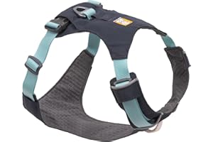 Ruffwear, Hi & Light, Everyday Lightweight Dog Harness, Trail Running, Walking, Hiking, All-Day Wear, Basalt Gray, Medium