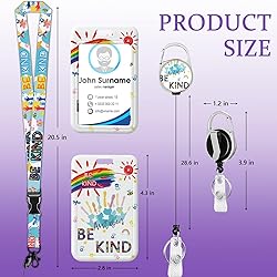 Onevenvi Autism Awareness Lanyards for ID Badges
