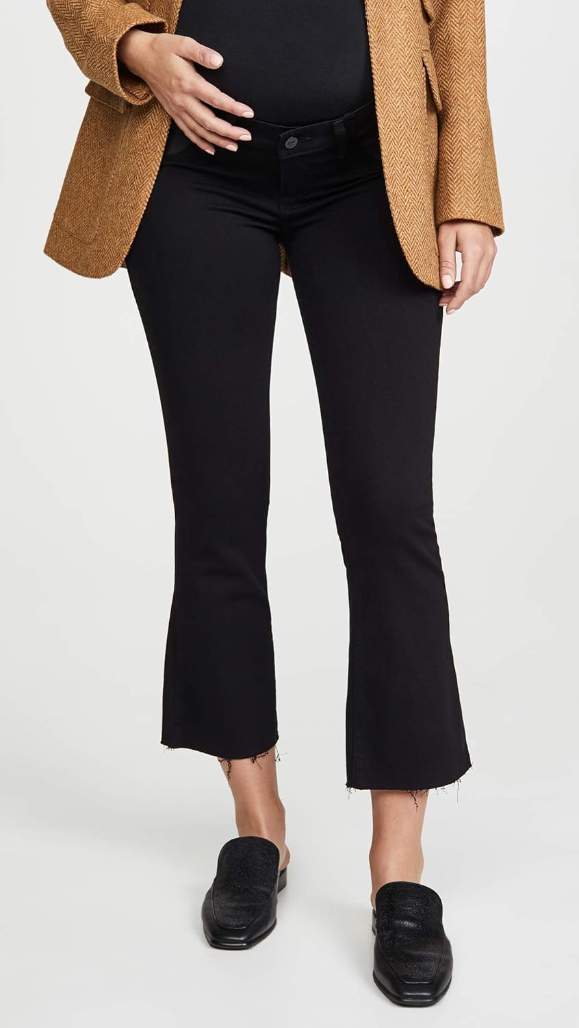 paige colette crop flare white