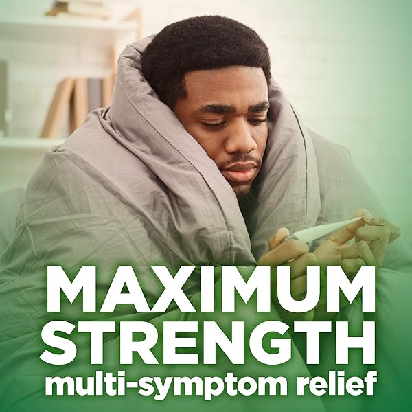 AMAZON BASIC CARE TUSSIN SEVERE CF MAX SYRUP, MULTI-SYMPTOM COUGH, COLD AND FLU LIQUID MEDICINE, NON-DROWSY, RELIEVES COUGH, SORE THROAT, BODY ACHES, FEVER, NASAL AND CHEST CONGESTION, 8 FL OZ