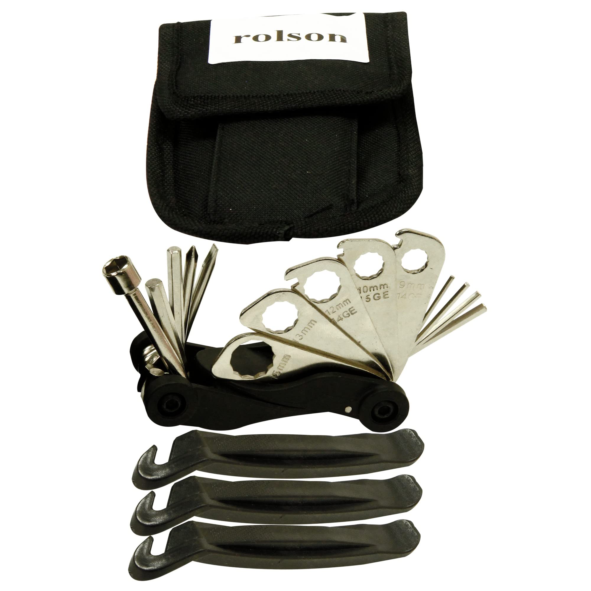 Rolson 40617 20 pc Bike Repair Tool Kit