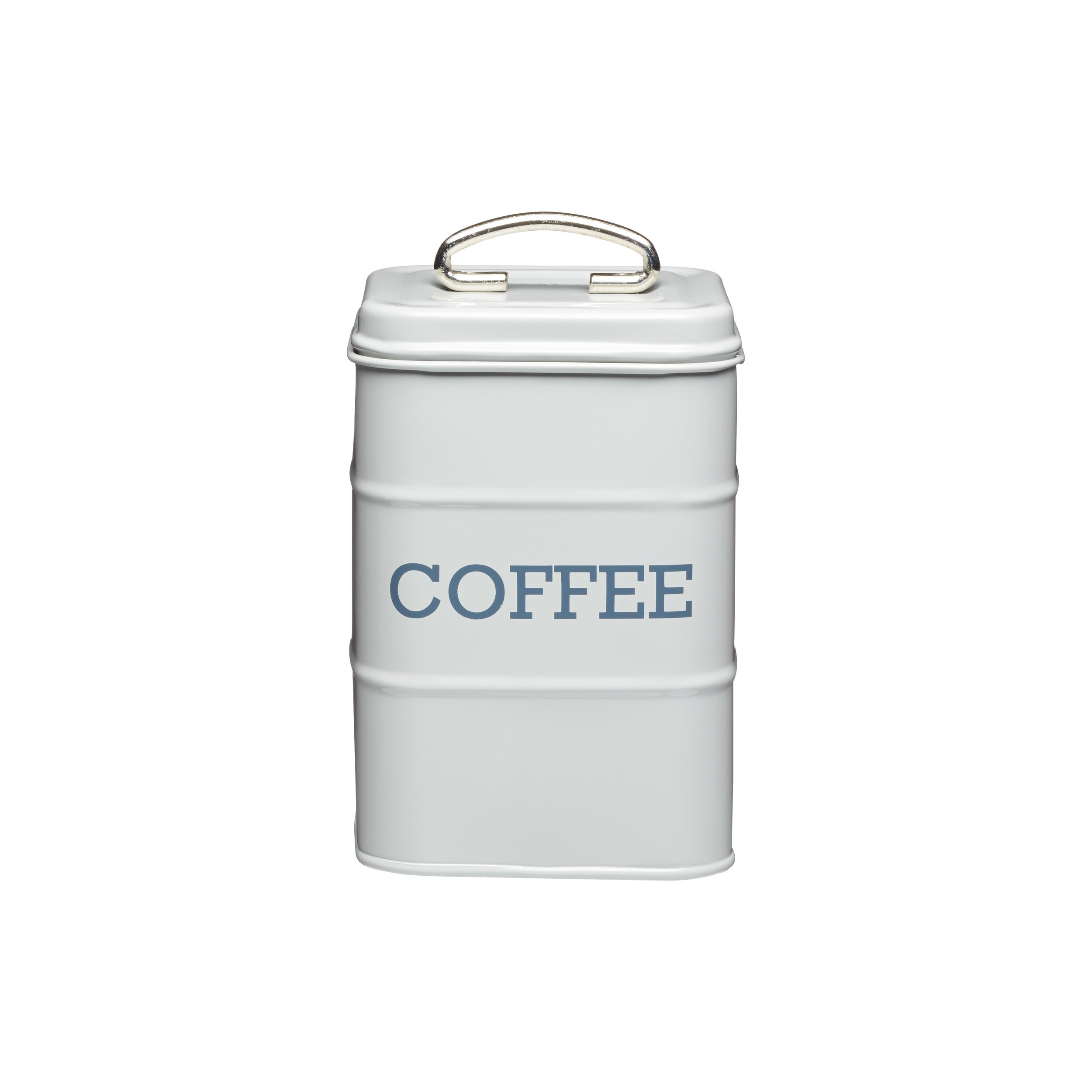 KitchenCraft Living Nostalgia Coffee Storage Canister, 11 x 17 cm - French Grey