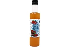 David's Organic Unfiltered Apple Cider Vinegar - 500 mL (16.9 oz) | Natural Cleanser, Promotes Weight Loss & Digestion, Maint
