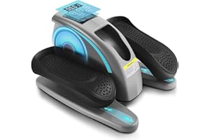 ANCHEER Under Desk Elliptical Machine, Electric Seated Pedal Exerciser, Mini Elliptical Machines for Seniors, LCD Display Monitor, Portable Quiet Elliptical Machine, Leg Exerciser for Home