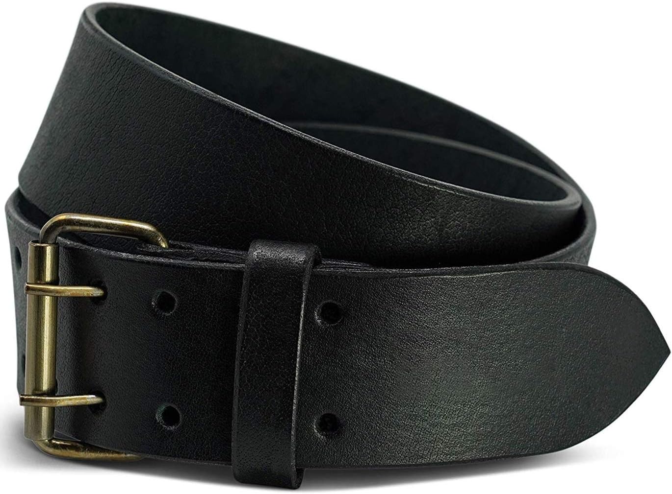 FitX leather kilt belt for men 2" Wide Double Prong AntiScratch 100