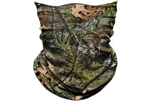 AXBXCX 2 Pack - Camouflage Print Seamless Neck Gaiter Bandana Face Mask for Outdoor Activities
