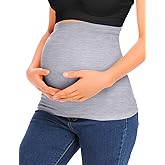 Rheane Pregnancy Belly Support Band Maternity Belt Maternity Belly Support Grey 3