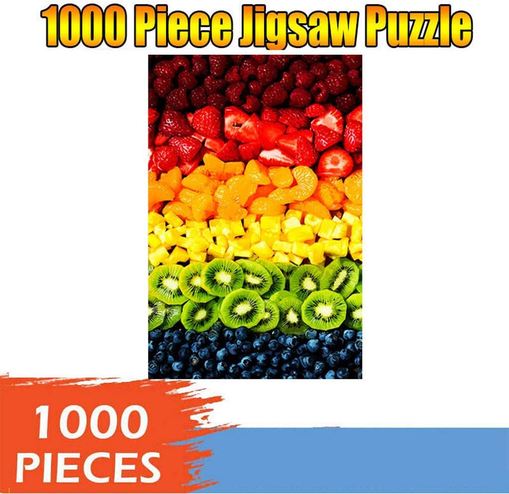 USVSU Premium Adults Jigsaw Puzzles 1000 Pieces, Fun and Challenging Delicious Tasty Food Pattern Perfect for Families Intellective Educational Toy Great Gift for Girls and Boys
