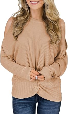 shoulderless sweatshirt