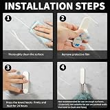 JS Extra Strong Self Adhesive Hooks 2 Pack Wall Door Towel Coat Rack Aluminum view 5