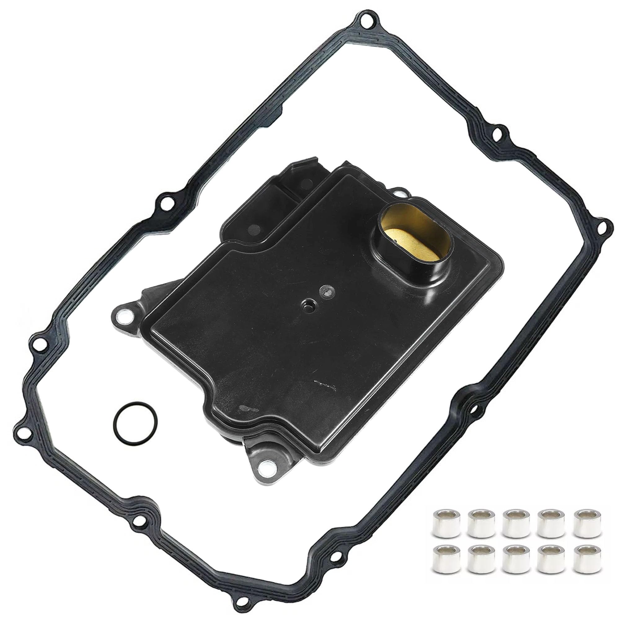 Photo 1 of 044-0438 Transmission Fluid Filter with Pan Gasket Compatible with Toyota Tacoma 2016-2021 2.7L 3.5L