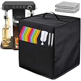 lasesasies Cocktail Dust Cover, Waterproof and Dustproof Beverage Mixer Cover Compatible with BLACK+DECKER Cocktail Maker and Beverage Machine (BEHB101)