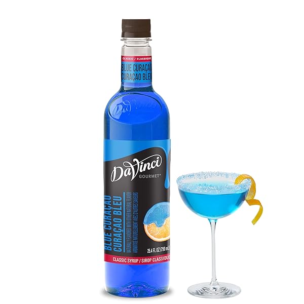DAVINCI GOURMET CLASSIC BLUE CURACAO SYRUP, 25.4 FLUID...