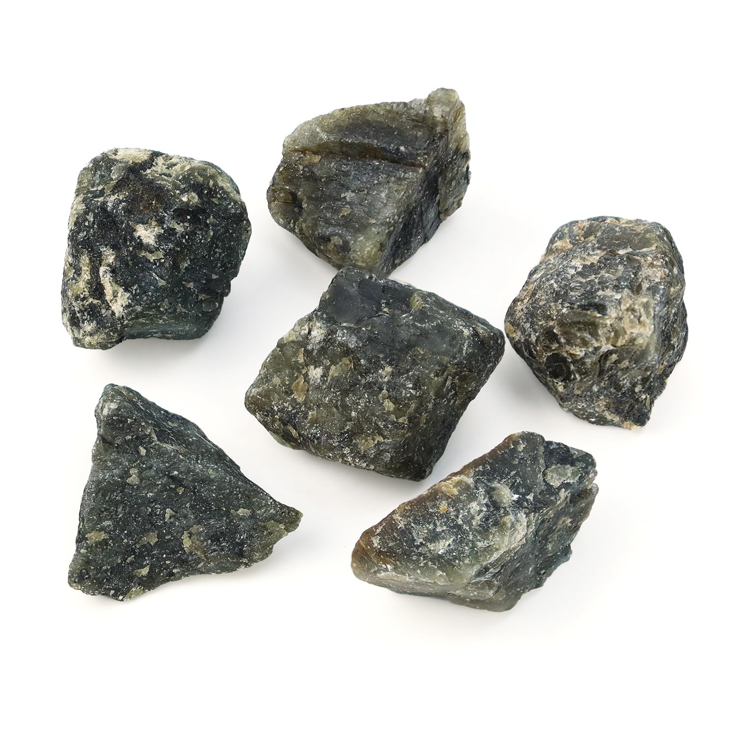 Photo 1 of 0.55 lb Natural Raw Stones Rough Stones Crystal 1.25-2.0" Healing Crystals for DIY, Tumbling, Wire Wrapping, Meditation, Decoration, Fountain Rocks (Labradorite)